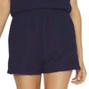 4SI3NNA Etta Smocked Shorts - Navy. 