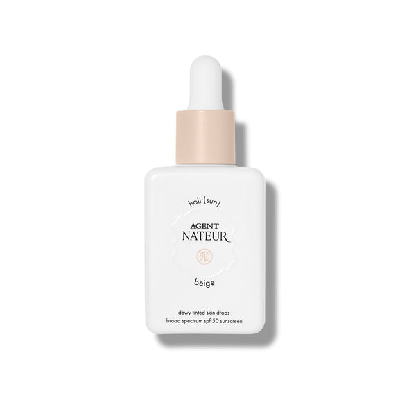 Agent Nateur holi (sun) SPF 50 dewy tinted skin drops Beige