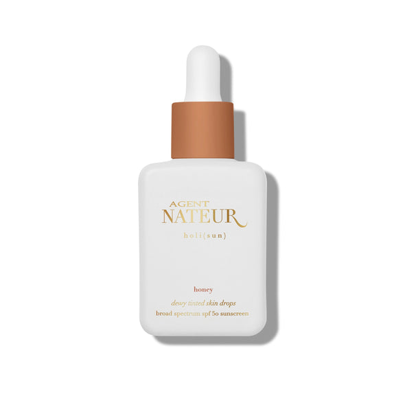 Agent Nateur Holi (sun) SPF 50 dewy tinted skin drops Honey'