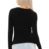 Bailey 44 Cora Long Sleeve Top - Black. 