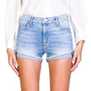 Black Orchid Denim Claire Flip Mid Rise Short - Sun Is Shining 