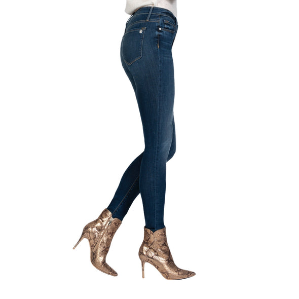 Black Orchid Denim Jude Mid Rise Skinny - Forget Me Not 