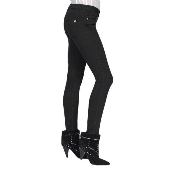 Black Orchid Denim Jude Mid Rise Super Skinny - So Black 