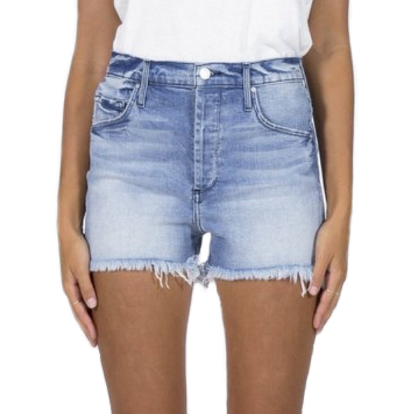 Black Orchid Denim Karen High Rise Cut Off Short - High On Summer 