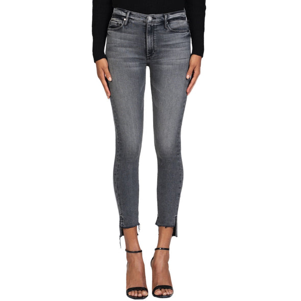 Black Orchid Denim Miranda Off Step High Rise Skinny - Kissing in the Dark 