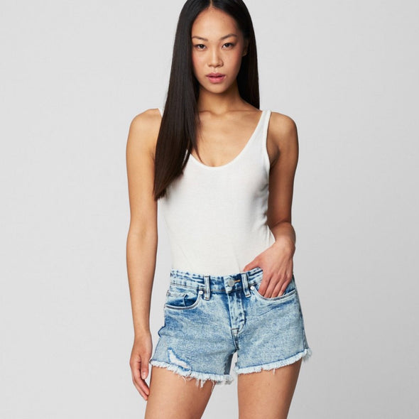 BLANKNYC Astor Cut Off Denim Short - Raw Hem 