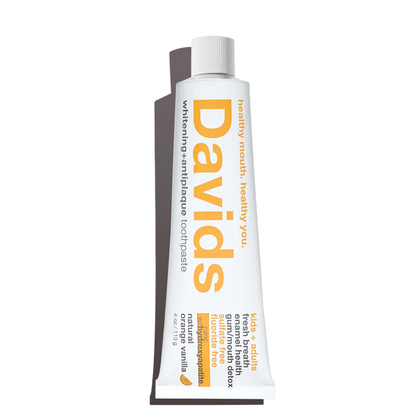 Davids Whitening + Antiplaque Kids + Adults Toothpaste 