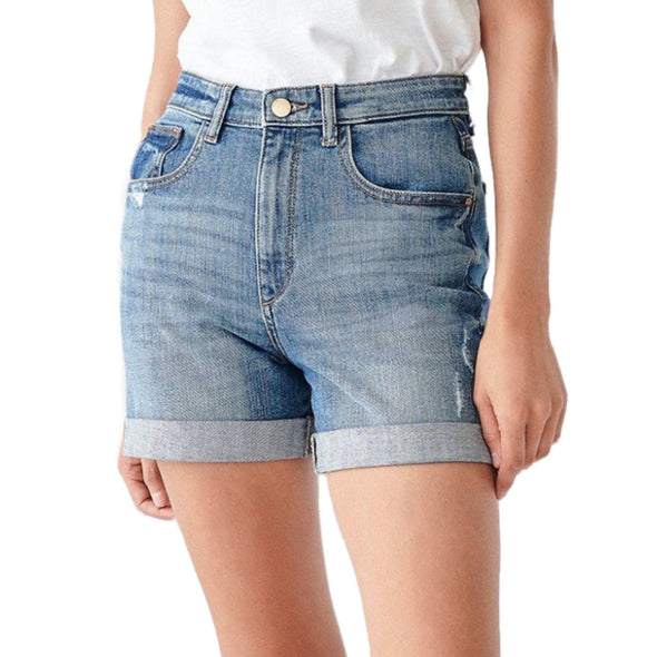 DL1961 Cecilia Classic High Rise Short - Lambert 