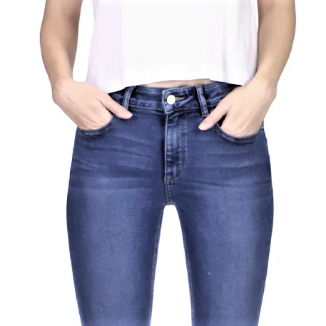 DL1961 Florence Mid Rise Instasculpt Skinny - Blue Bell 