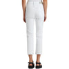 Edwin Bree Crop Straight Mid Rise - Optic White 