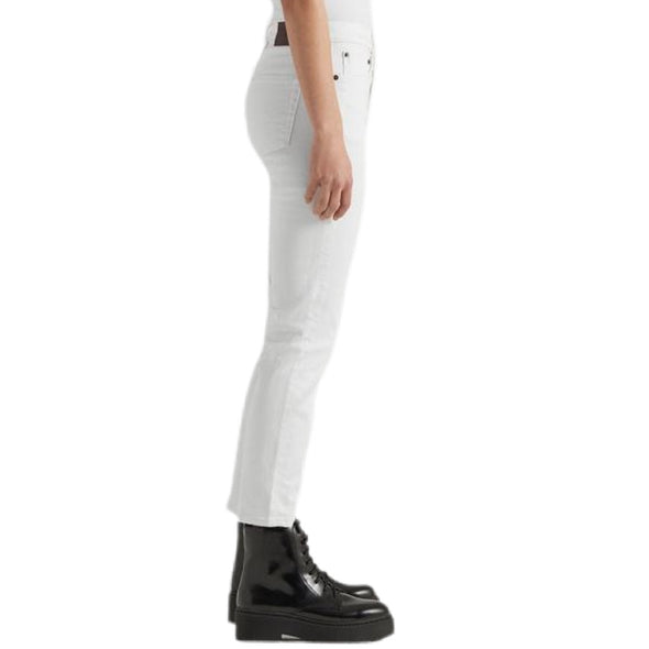 Edwin Bree Mid Rise Straight - Optic White 