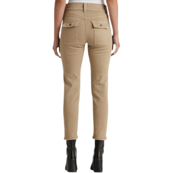 Edwin Rylee High Rise Cargo Pant - Beige. 