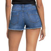 Elan Distressed Mid Rise Short - Denim 