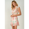 Elan Floral Sleeveless Top - Rose Tie-Dye 