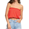 Elan Georgia Tube Top - Red 