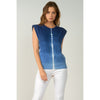 Elan Tate Sleeveless Sweater - Blue Tie-Dye 