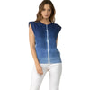 Elan Tate Sleeveless Sweater - Blue Tie-Dye 