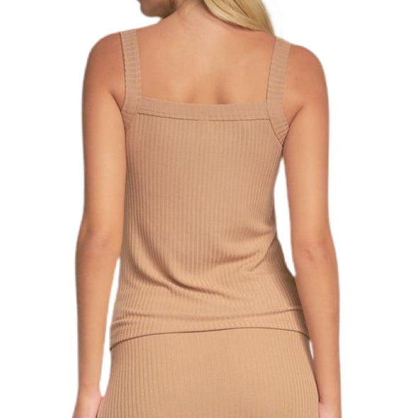 Elan Yves Tank Top - Camel 