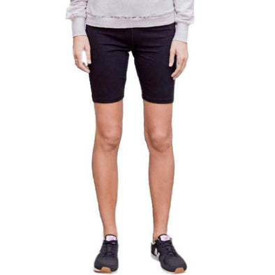 Grey State Apparel Everly Bike Short - Deep Black. 