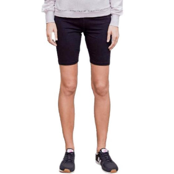 Grey State Apparel Everly Bike Short - Deep Black. 