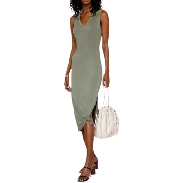 Heartloom Lucky Midi Dress - Army. 