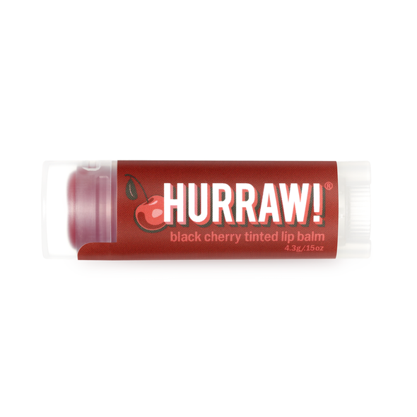 Hurraw Lip Balm Black Cherry Tinted