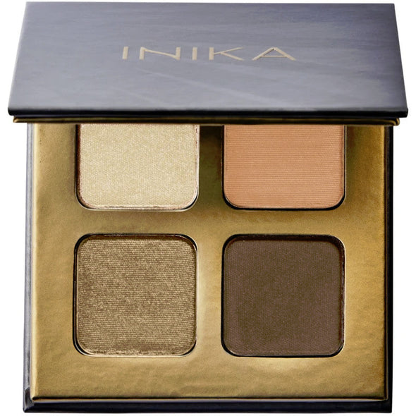 Inika Organic Quad Eyeshadow Palette Sunset 