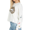 Lauren Moshi Lee Leopard Lip Pullover - Milk 