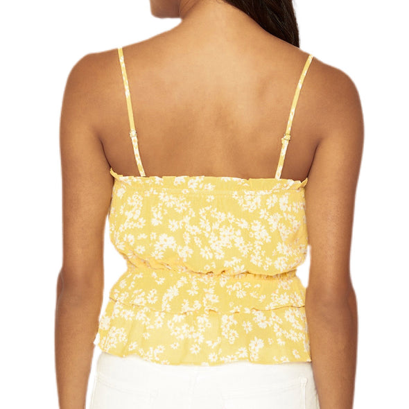 Lost + Wander Daisy Field Cami Top - Yellow. 