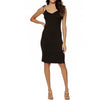 Lost + Wander Marilyn Night Knit Midi Dress - Black