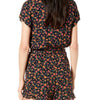 Lost + Wander Party Til Dawn Romper - Black Floral. 