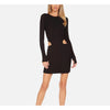 Michael Lauren Lucan Longsleeve Mini Dress - Black 