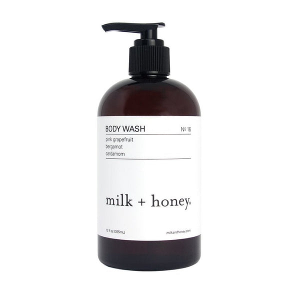 Milk and Honey Body Wash Nº 16 Pink Grapefruit + Bergamot + Cardamom