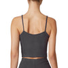 NIA Notched Tank Top - Smoke. 