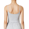 NIA Ribbed Hacci Lounge Tank Top - Heather Grey. 