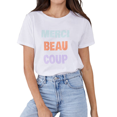 South Parade Clothing Merci Beau Coup Tee - White