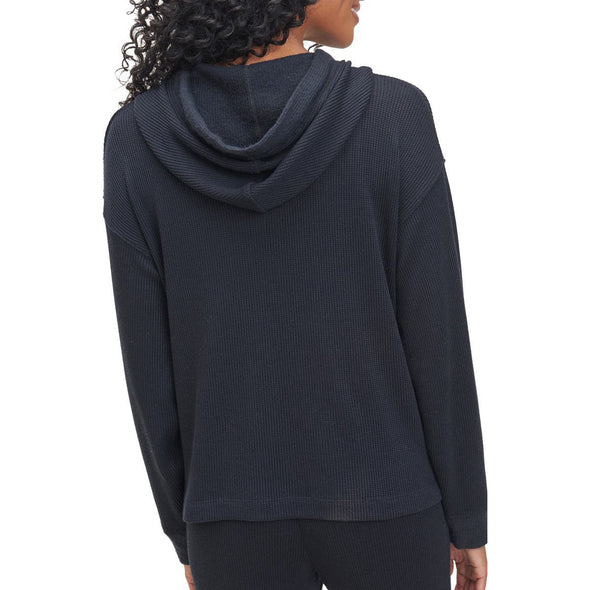 Splendid Alpine Ribbed Hoodie - Navy 