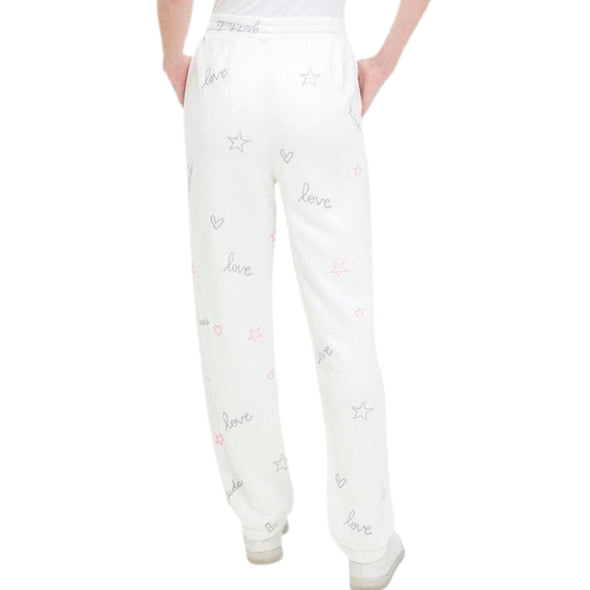 Splendid Virtue Embroidered Jogger - Ivory 