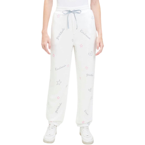 Splendid Virtue Embroidered Jogger - Ivory 