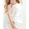 Splendid Virtue Embroidered Pullover - Ivory 