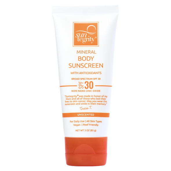 Suntegrity Unscented Mineral Sunscreen for Body SPF 30 