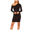 Susana Monaco Open Shoulder Dress - Black 