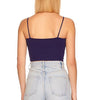 Susana Monaco String Crop Top - Sea Deep. 