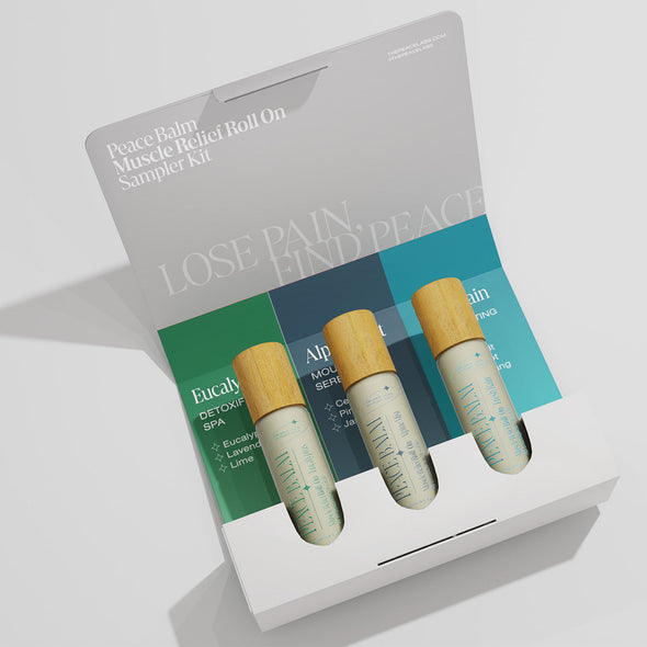 The Peace Labs Peace Balm - Sampler Kit - Muscle Relief Roll-On 