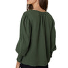 Velvet Cotton Gauze Blouse - Dillweed. 