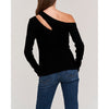 Velvet Rosalina Cut Out Top - Black 