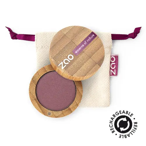 Zao Organic Makeup Eyeshadow pearly round Organic & Vegan Garnet (104)