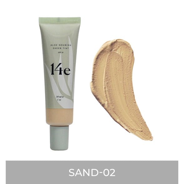 14e Cosmetics Aloe Nourish Sheer Tint Moisturizer Sand